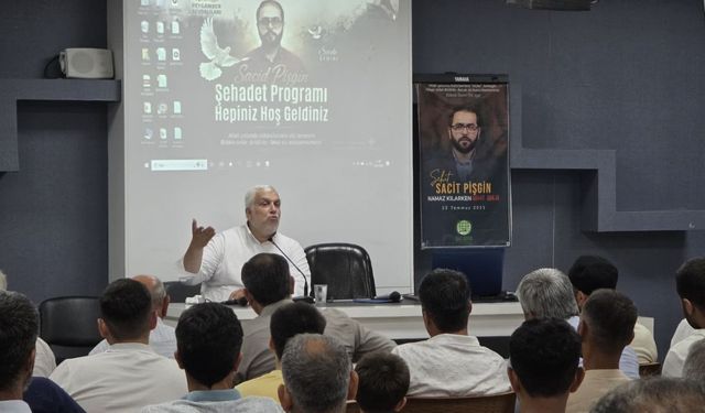 Tarsus'ta Şehit Sacid Pişgin dualarla yad edildi