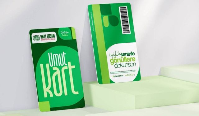 Umut Kervanı Van'da Umut Kart ile yüzlerce aileye umut oluyor