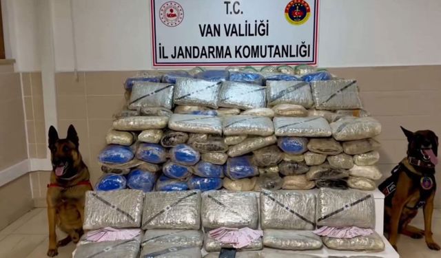 Van'da durdurulan tırdan 333 kilo uyuşturucu çıktı