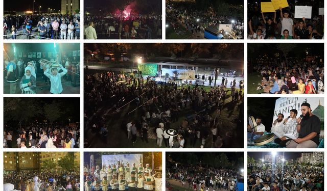 Davet ve Gençlik Hareketi mevlid programlarını parklara taşıdı: 16 noktada salavatlar yükseldi
