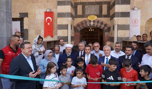 Gaziantep Bostancı Camii yeniden ibadete açıldı