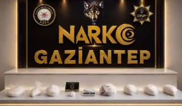 Gaziantep'te 7 kilo uyuşturucu ele geçirildi