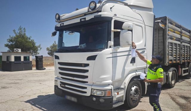 Gaziantep'te sürücülere trafik ve yangın uyarısı