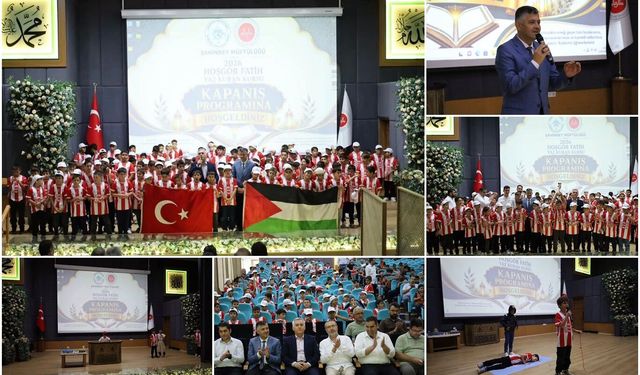 Gaziantep'te yaz Kur'an kursları kapanış programı gerçekleştirildi