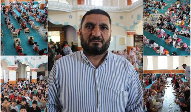 Gaziantep'te yaz Kur'an kursu öğrencilerine anlamlı veda