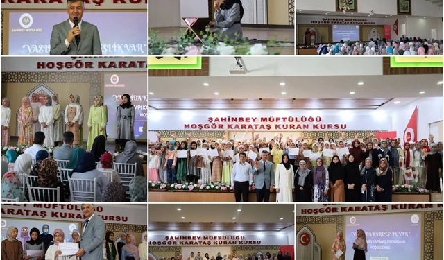 Gaziantep'te 'Yazımda kardeşlik var' yaz kampı sona erdi