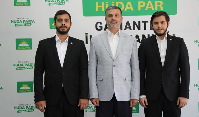 HÜDA PAR Gaziantep, iki ilçede gençlik kolları başkanlığında değişikliğe gitti