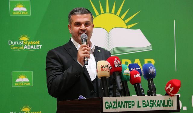 HÜDA PAR Gaziantep İl Başkanı Mustafa Kaya'dan teşekkür mesajı