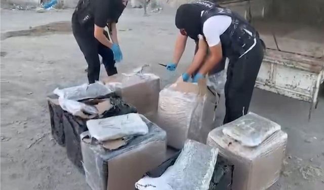 İstanbul Zeytinburnu'nda 83 kilogram skunk ele geçirildi