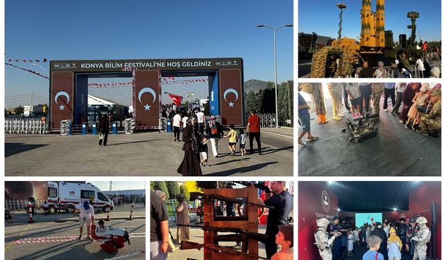 Konya'da 11. BilimFest başladı: 200'ün üzerinde etkinlik düzenleniyor