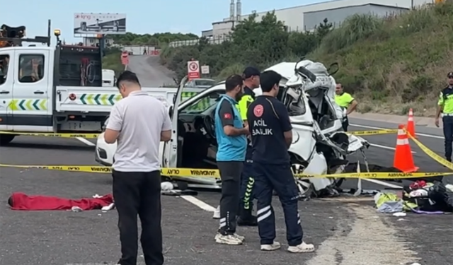 Kuzey Marmara Otoyolu Uskumruköy'de kaza; 3 ölü, 5 yaralı