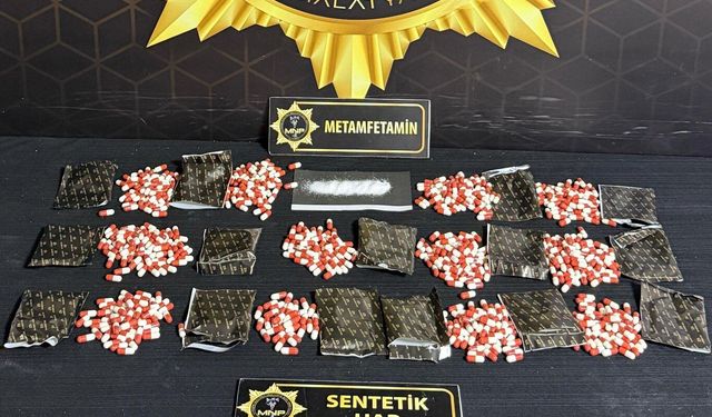 Malatya'da uyuşturucu satıcılarına yönelik operasyon: 8 tutuklama