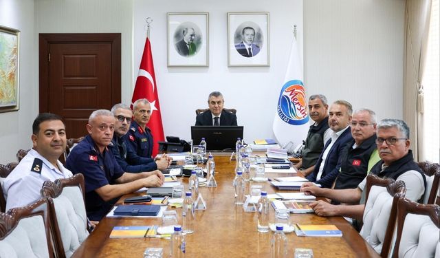 Mersin'de Orman yangınları masaya yatırıldı