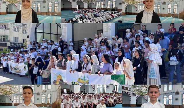 Siirt'te yüzlerce çocuk yaz tatillerini ekran başında değil Kur'an ve namaz öğrenerek değerlendirdi