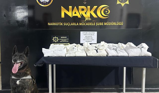 Şırnak'ta 7 kilogram uyuşturucu madde ele geçirildi