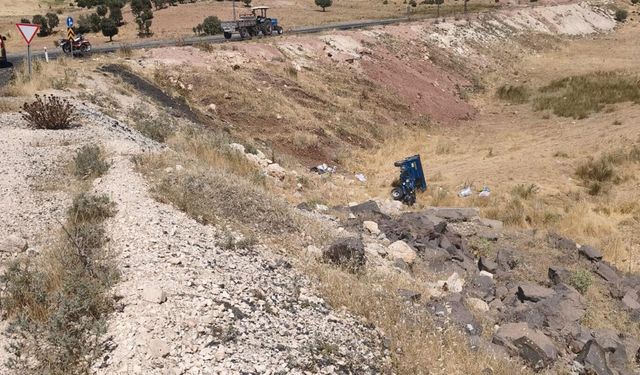 Şırnak'ta patpat şarampole devrildi: 1 ölü, 4 yaralı