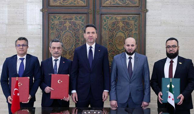 Türkiye ve Suriye arasında madencilik ve enerji alanında iş birliği anlaşması imzalandı
