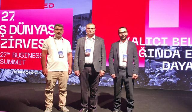 HAKSİAD Elazığ Şubesi, TÜRKONFED 27. İş Dünyası Zirvesi'ne katıldı