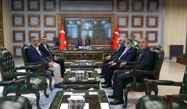 HÜDA PAR Bingöl heyetinden Vali Çelik'e ziyaret