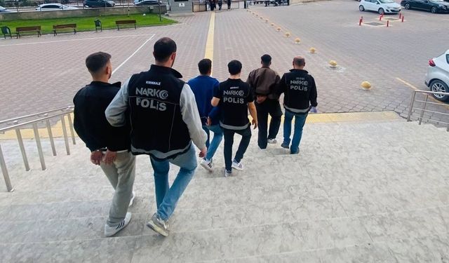 Kırıkkale'de uyuşturucu operasyonunda 3 şüpheli tutuklandı