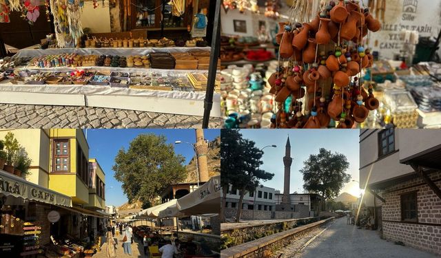 Konya'nın tarihi mahallesi Sille, ziyaretçilerini geçmişe götürüyor