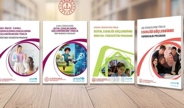 MEB ve UNICEF'ten öğrencilerin esenliğini güçlendirmeye yönelik yeni içerikler