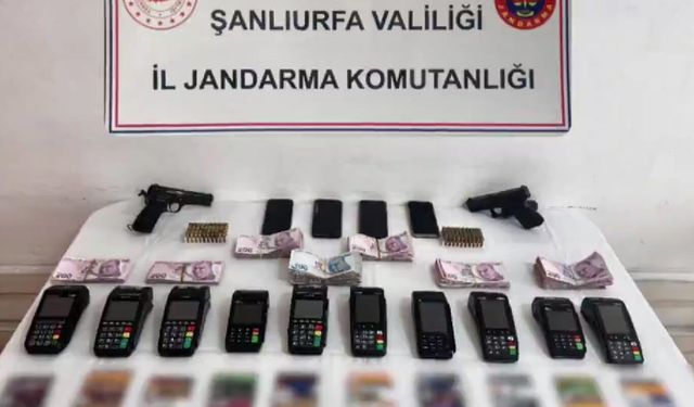 Şanlıurfa'da tefecilik operasyonu: 7 şüpheli yakalandı