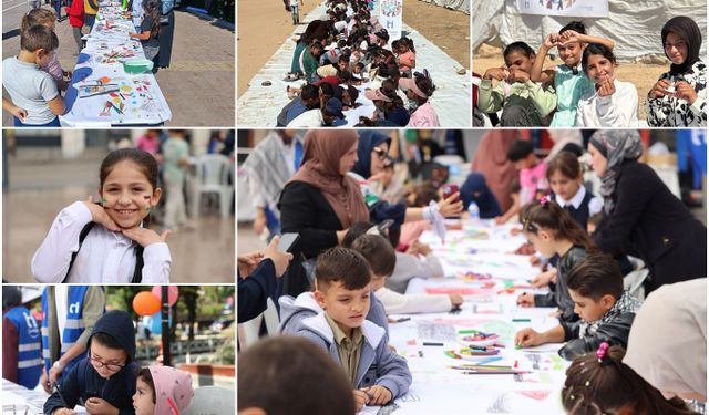 81 ilde 'Filistinli Çocuklar İçin Çiz' etkinliği gerçekleştirildi