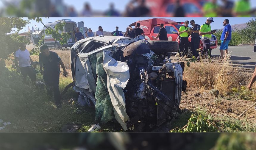 Malatya’da otomobil takla attı: 2 yaralı