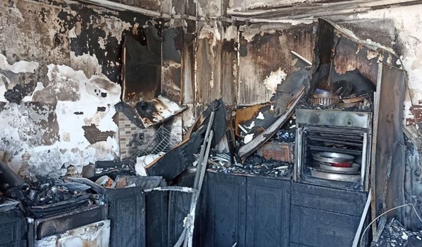 Diyarbakır'da evi yanan şahıs: Devlet destekte bulunursa memnun olurum