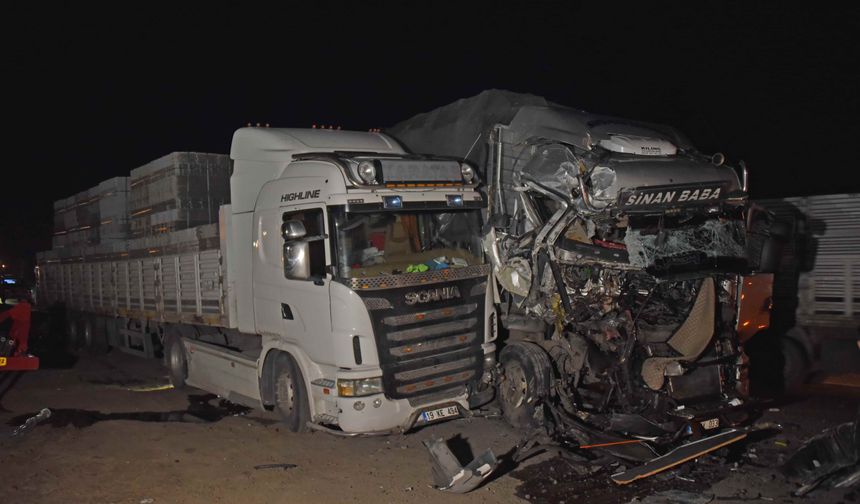 Şanlıurfa'da Feci Kaza: İki Tır Çarpıştı!