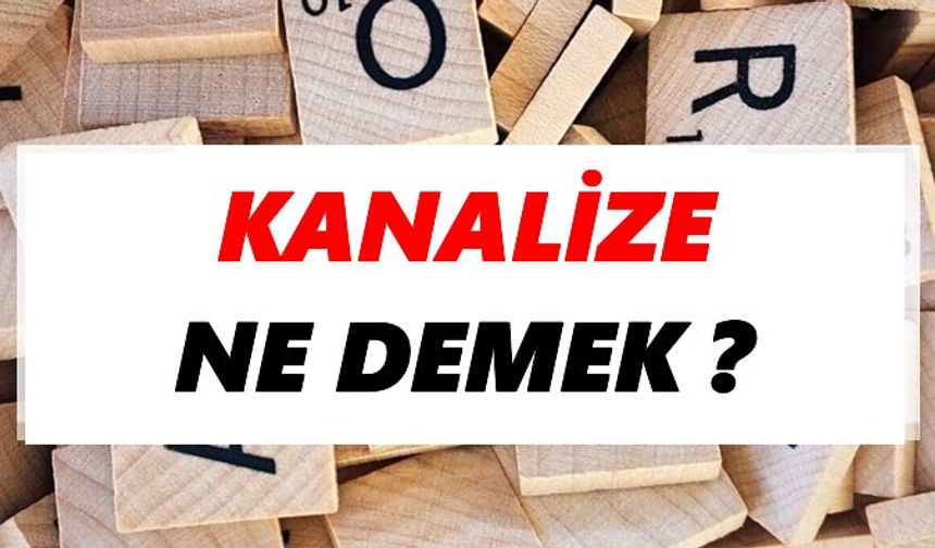 Kanalize Nedir? TDK’ya Göre Kanalize Anlamı ve Kullanımı