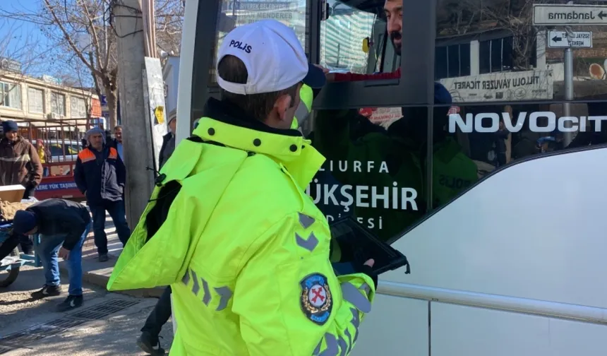 Şanlıurfa Trafik Ekiplerinden Siverek İlçesinde Yoğun Denetim