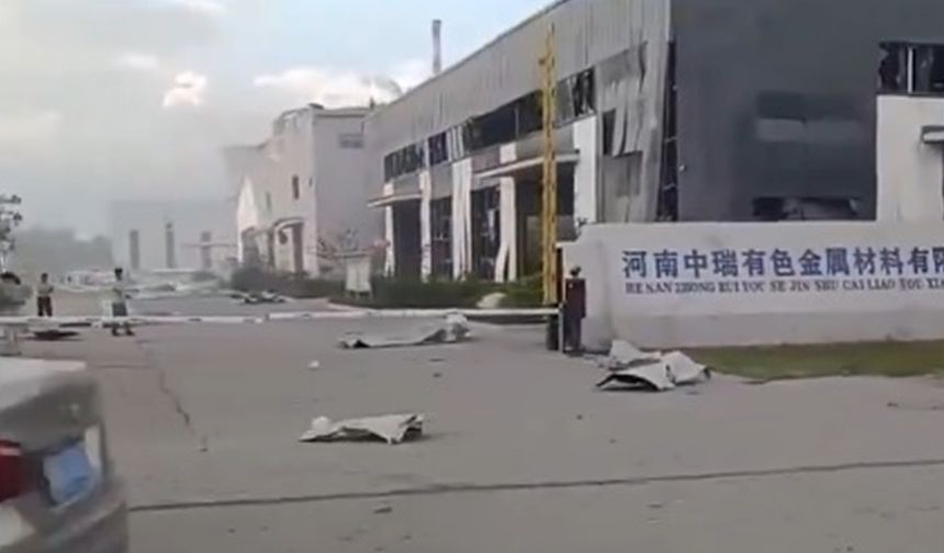 Çin'de sanayi tesisinde patlama: 5 ölü 14 yaralı