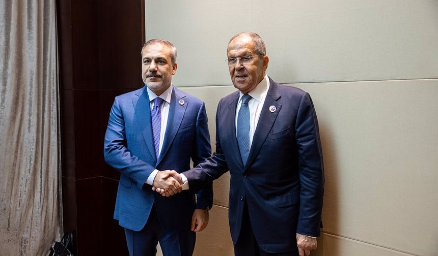 Dışişleri Bakanı Fidan, Rusya Dışişleri Bakanı Lavrov ile görüştü