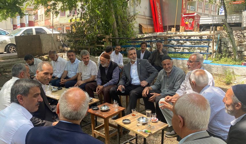 HÜDA PAR Genel Başkan Yardımcısı Emiroğlu'ndan Solhan’a ziyaret