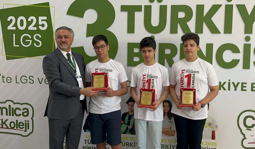 Malatya Çamlıca Koleji'nden 5 Türkiye birinciliği 