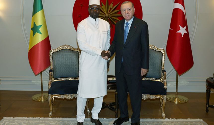 Cumhurbaşkanı Erdoğan, Senegal Başbakanı Sonko'yu kabul etti