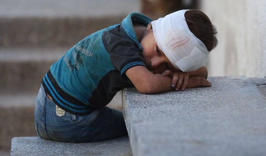 UNICEF: Gazze'de yarım milyon çocuk psikolojik travma yaşıyor
