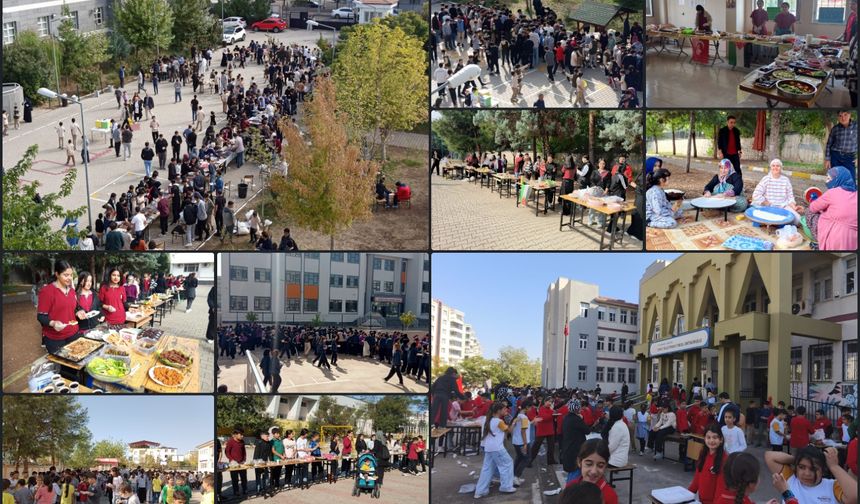 Diyarbakırlı öğrenciler Gazzeli çocuklar için tek yürek oldu