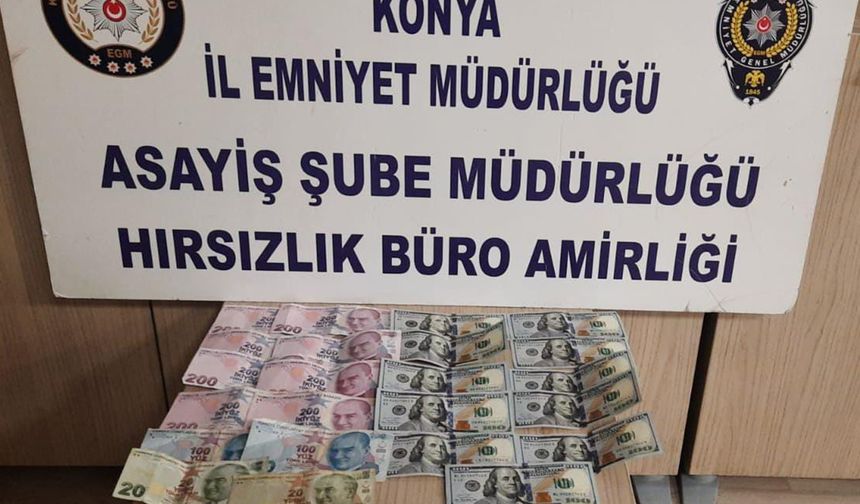 Konya’da hırsızlık şüphelisi 1 saat içinde yakalandı