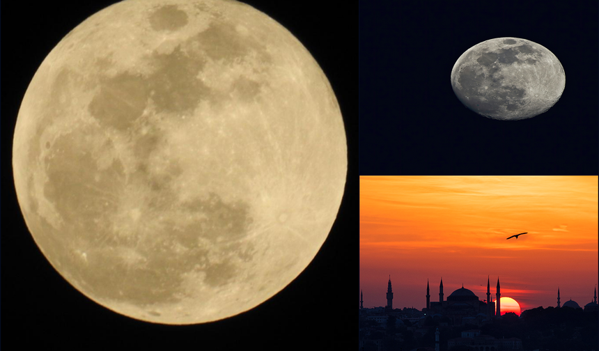 Yılın en parlak ve en büyük dolunayı yarın gökyüzünde olacak