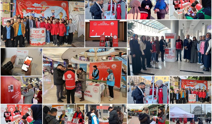 "Dijital Dünyada Çocuk Hakları Sözleşmesi"ne yönelik 81 ilde farkındalık çalışmaları yürütülüyor