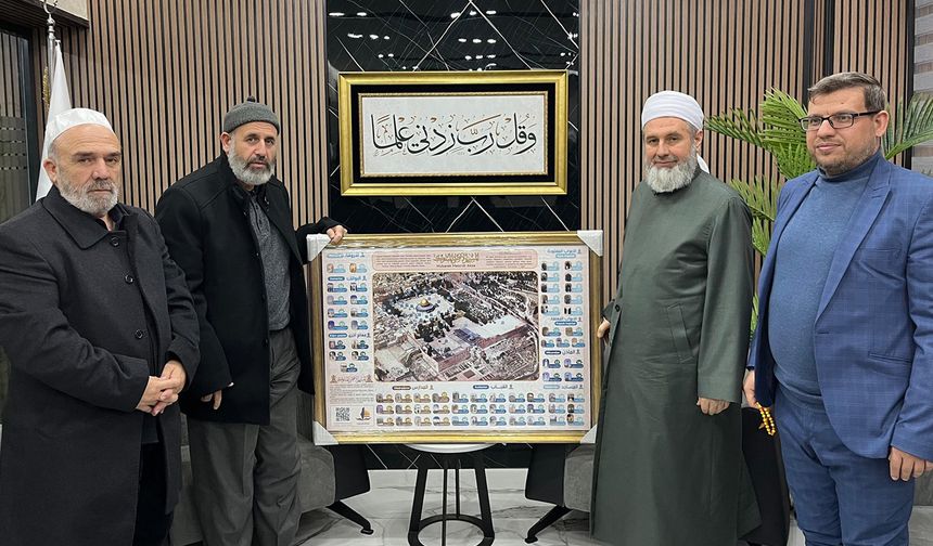 Filistin Âlimler Birliği Başkanı Tekruri'den İTTİHADUL ULEMA İstanbul temsilciliğine ziyaret