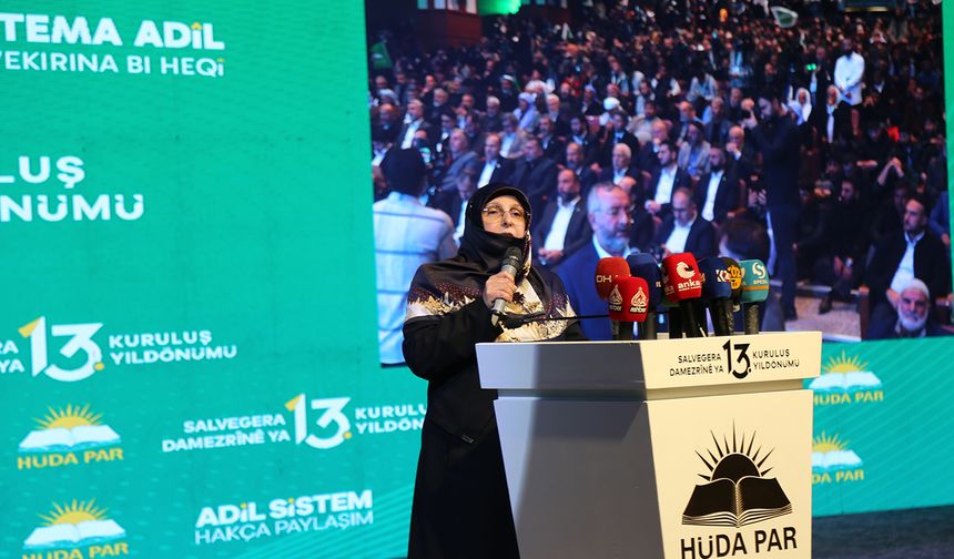HÜDA PAR Kadın Kolları Başkanı Yarar: Aileyi hedef alan anlayışlara karşı kararlılıkla mücadele edeceğiz