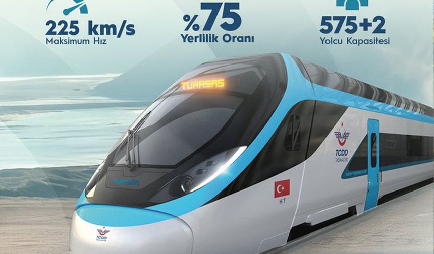 Milli Elektrikli Hızlı Tren Seti’nde yüzde 90 ilerleme