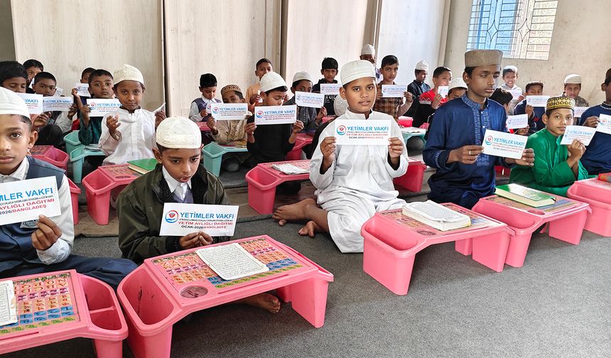 Yetimler Vakfı, Bangladeş'te ocak ayı yetim aylıklarını dağıttı