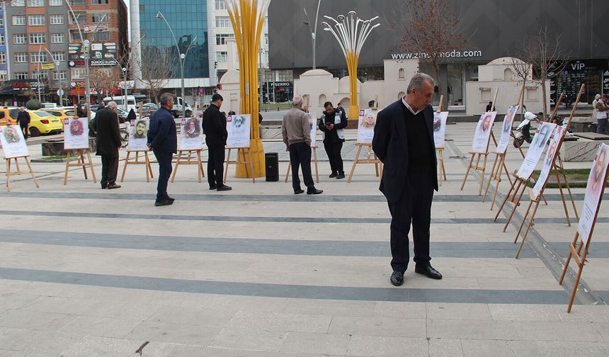 Batman'da İslam şehitleri resim sergisi açıldı