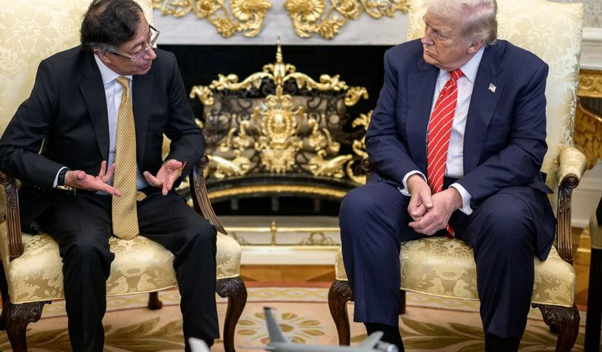 Kolombiya Devlet Başkanı Petro Beyaz Saray'da