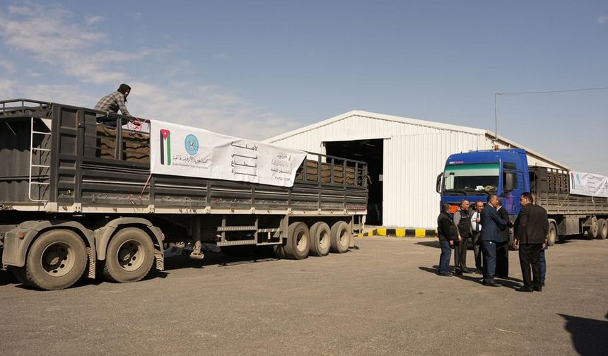 Ürdün, Gazze'de mobil ev projesi başlattı